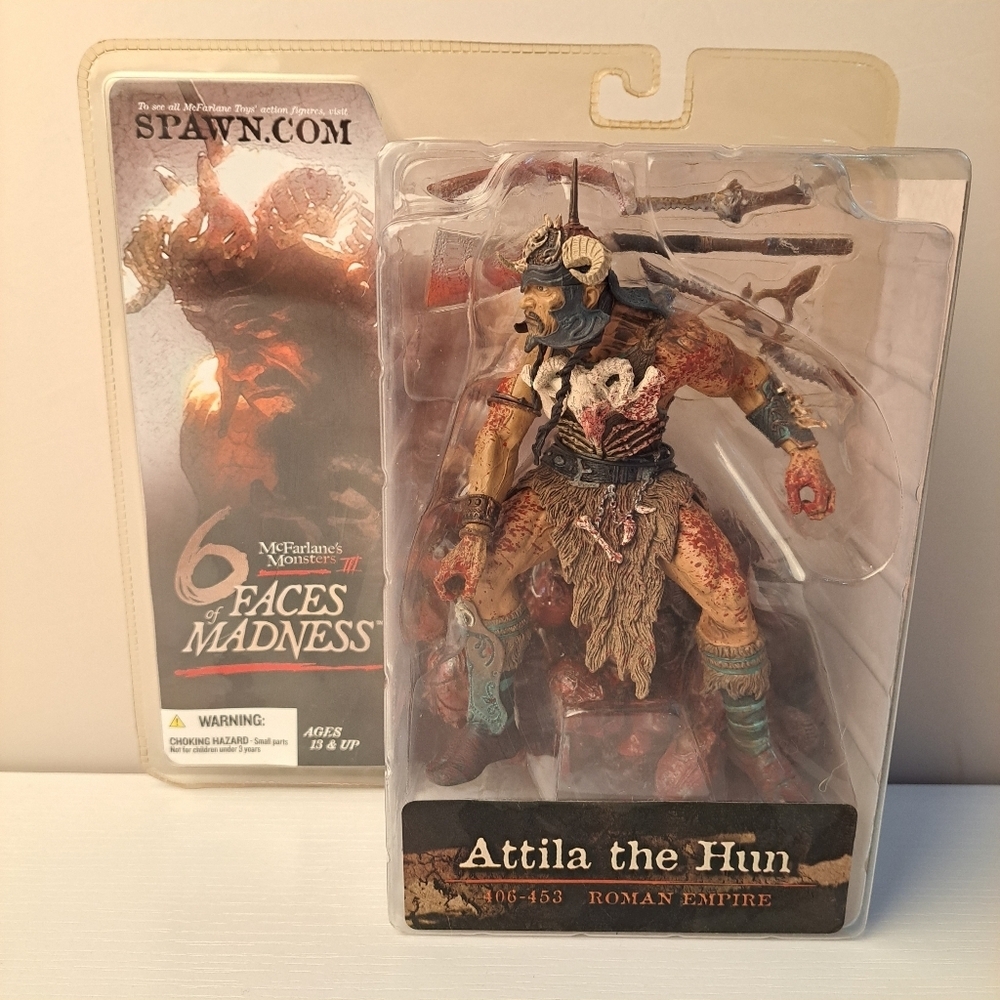 Spawn McFarlane Monsters 6 Faces of Madness Attila the Hun 2004